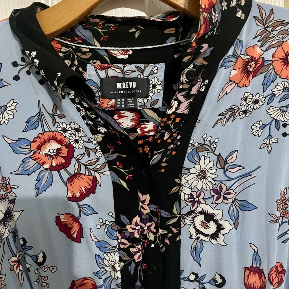 Belted Anthro Shirtdress